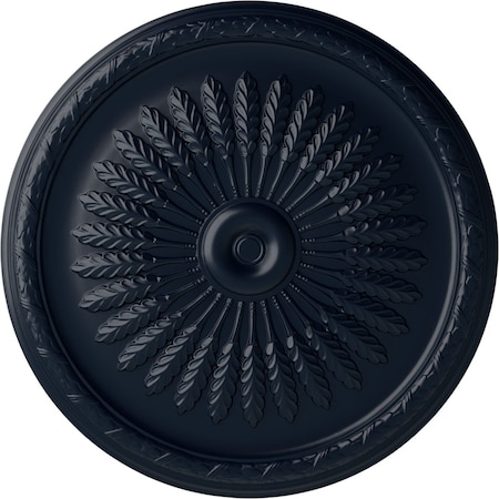 Ekena Millwork Juniper Ceiling Medallion (Fits Canopies up to 7"), Hand-Painted Midnight Dream, 36"OD x 1 1/2"P CM36JUMDF